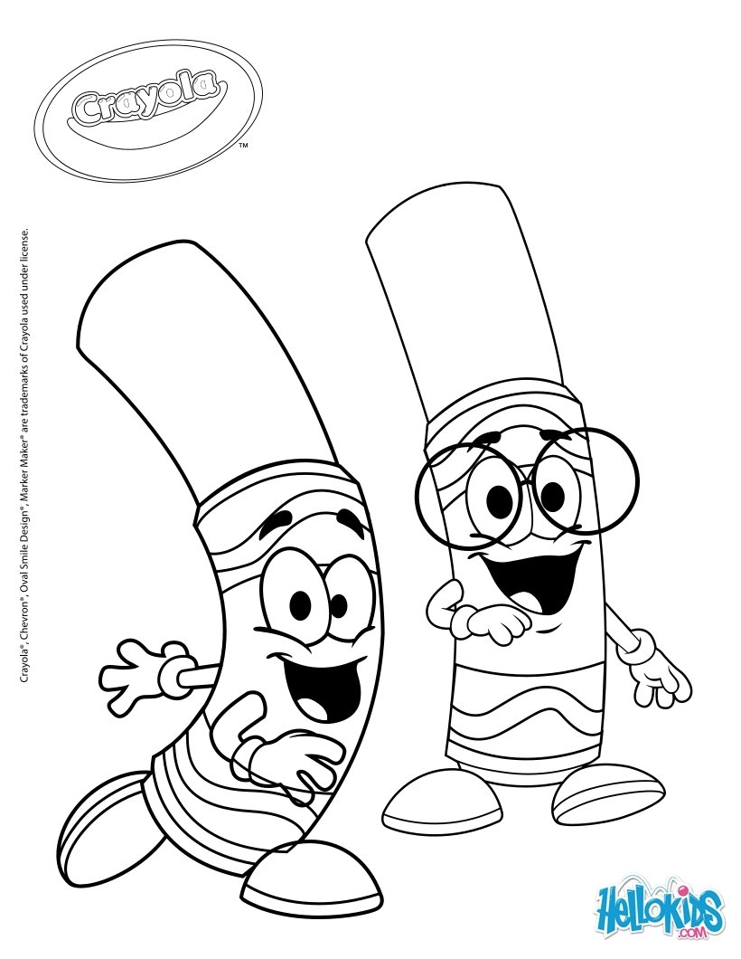 Crayola 12 Coloring Pages Hellokids Coloring Page Kids