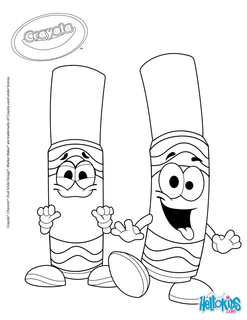 Free Printable Crayola Coloring Pages