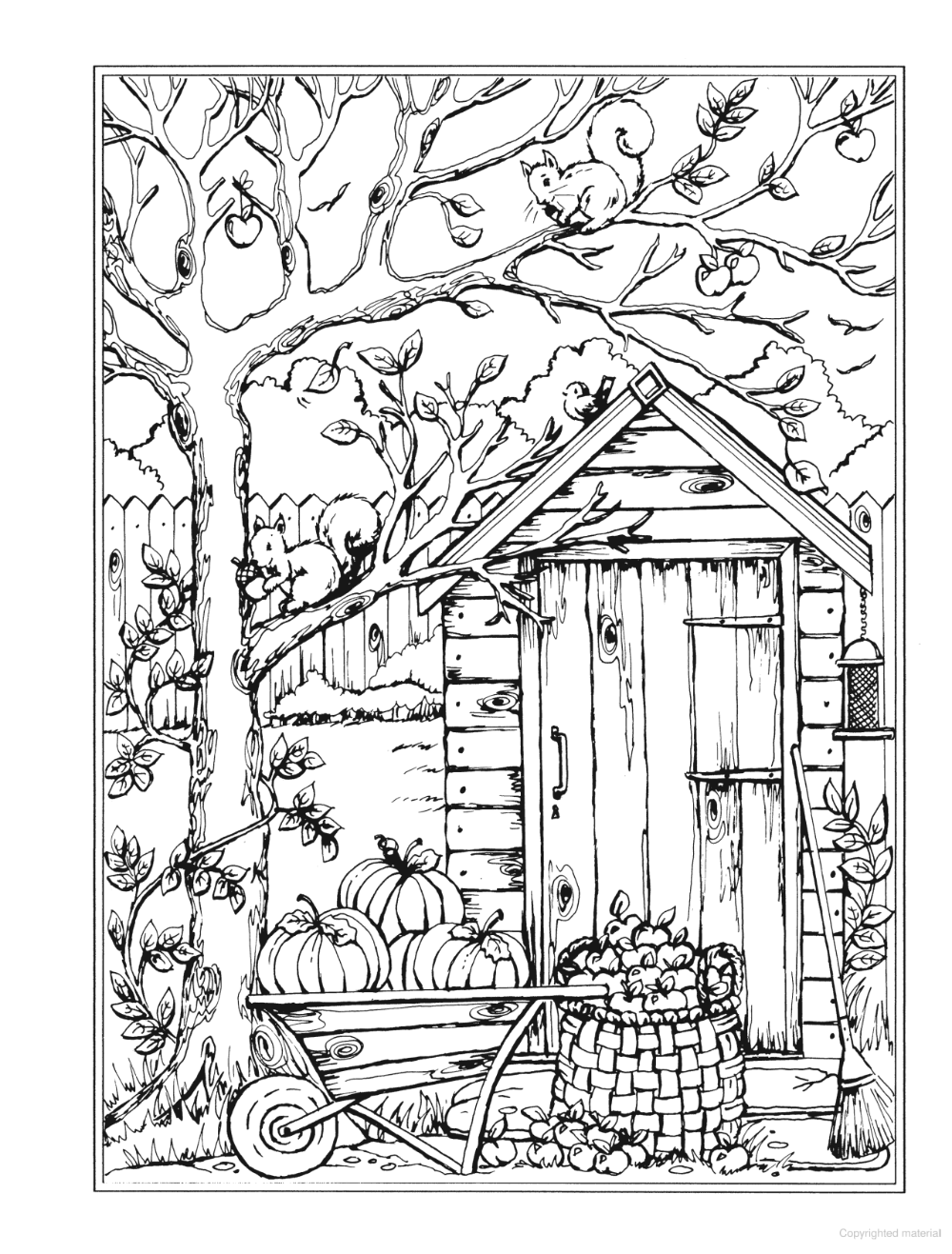 Creative Haven Autumn Scenes Coloring Book Creative Haven Creative Haven Autumn Scenes