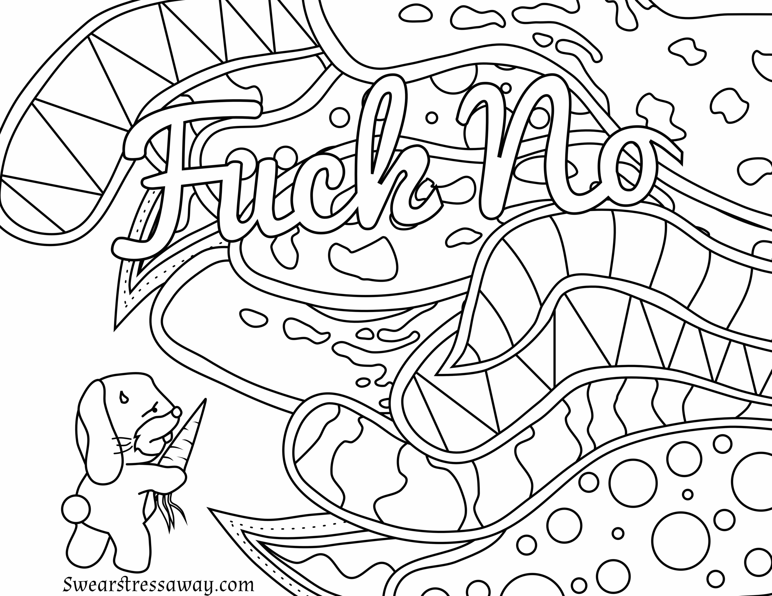 Curse Word Coloring Pages Printable At GetDrawings Free Download