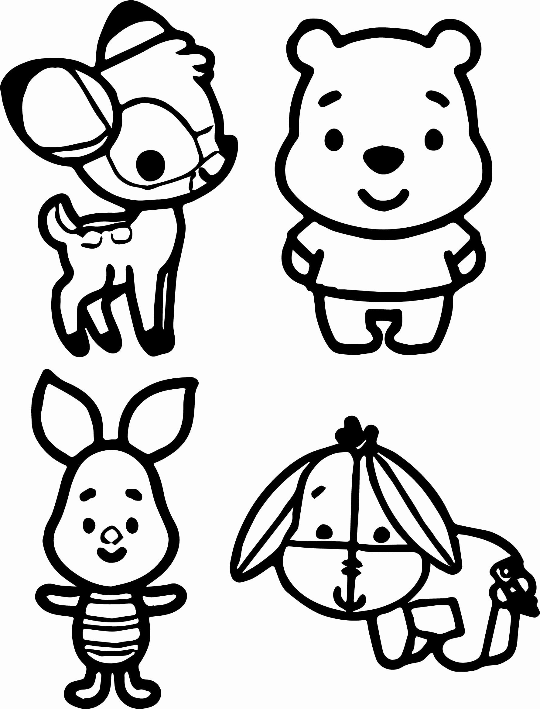 Cute Baby Disney Character Coloring Pages Pigglet Ferrisquinlanjamal