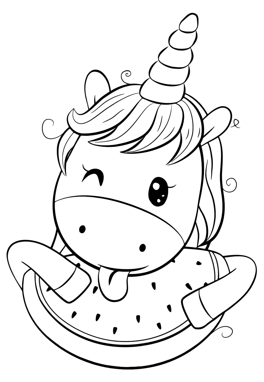 Cute Baby Unicorn Coloring Pages Coloring Pages