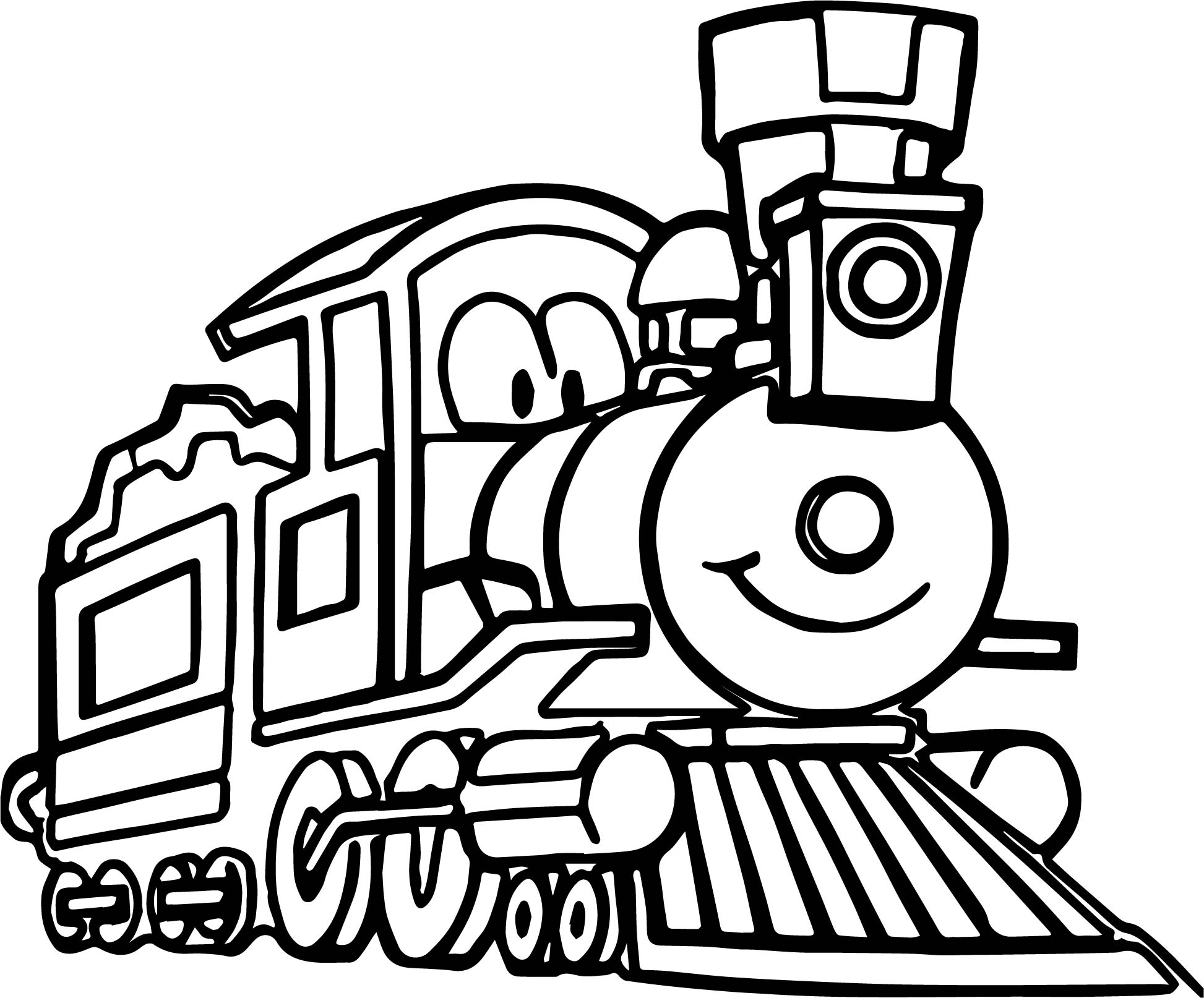 Free Printable Trains Coloring Pages