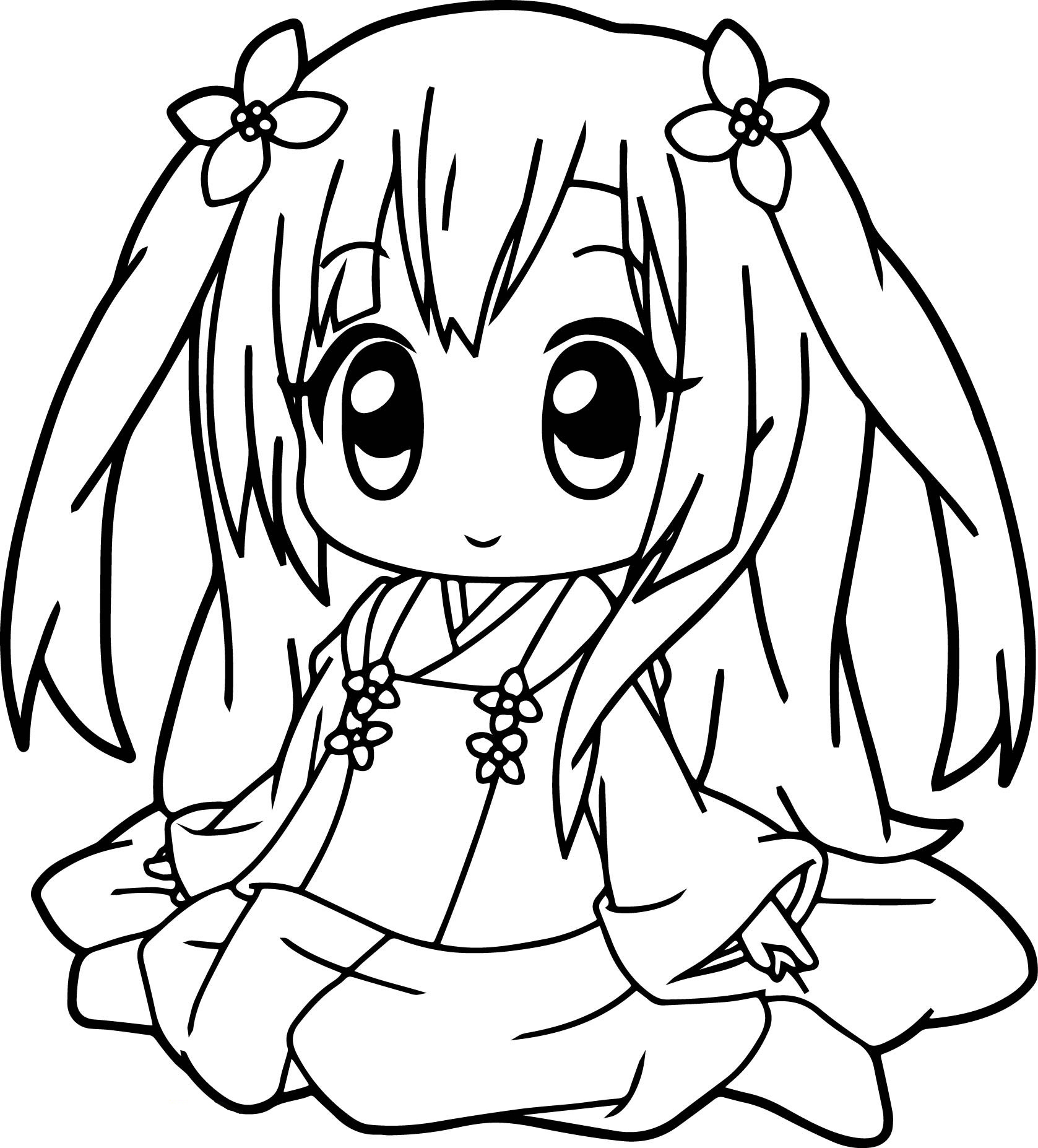 Anime Coloring Pages Printable