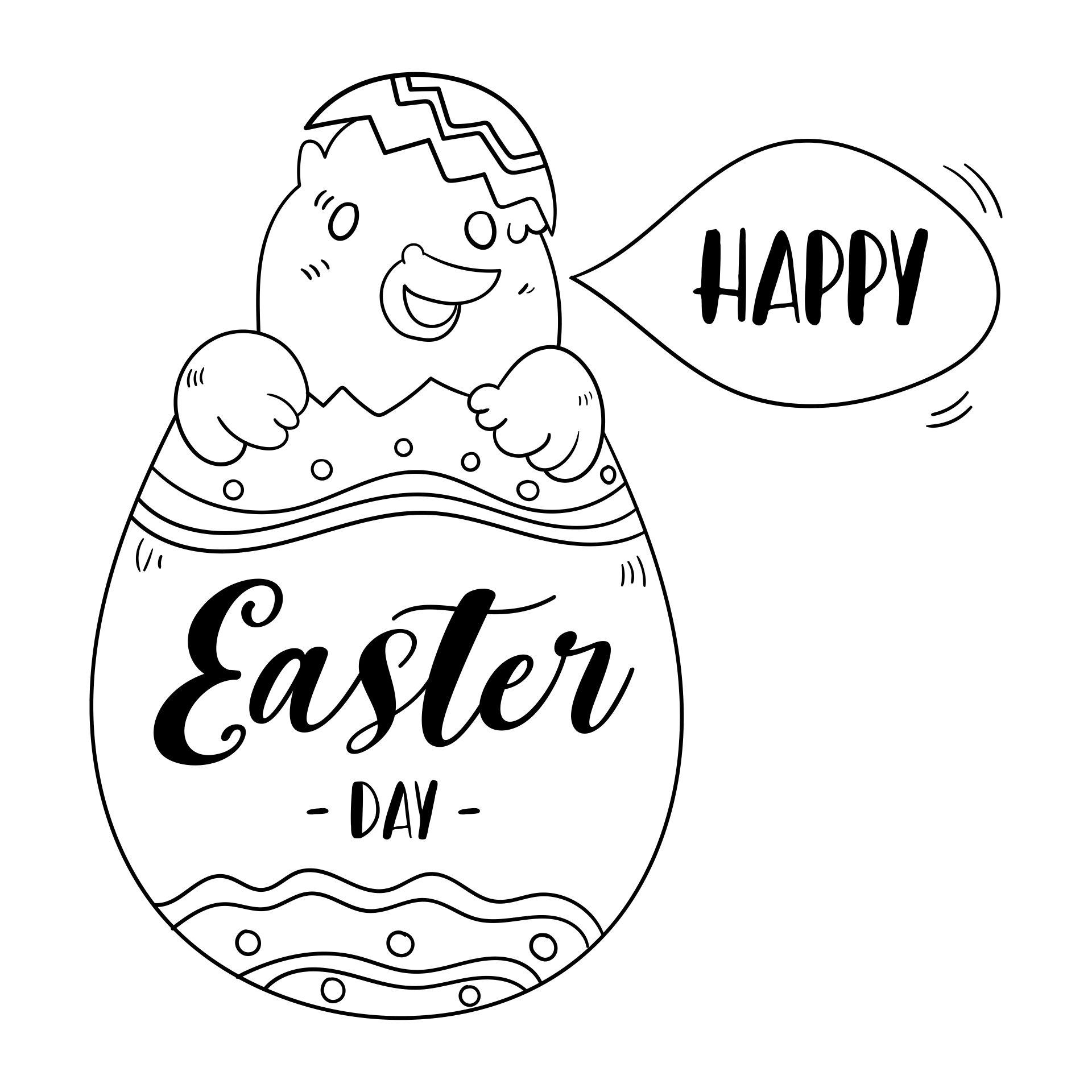 Cute Easter Chicks Coloring Pages 10 Free PDF Printables Printablee
