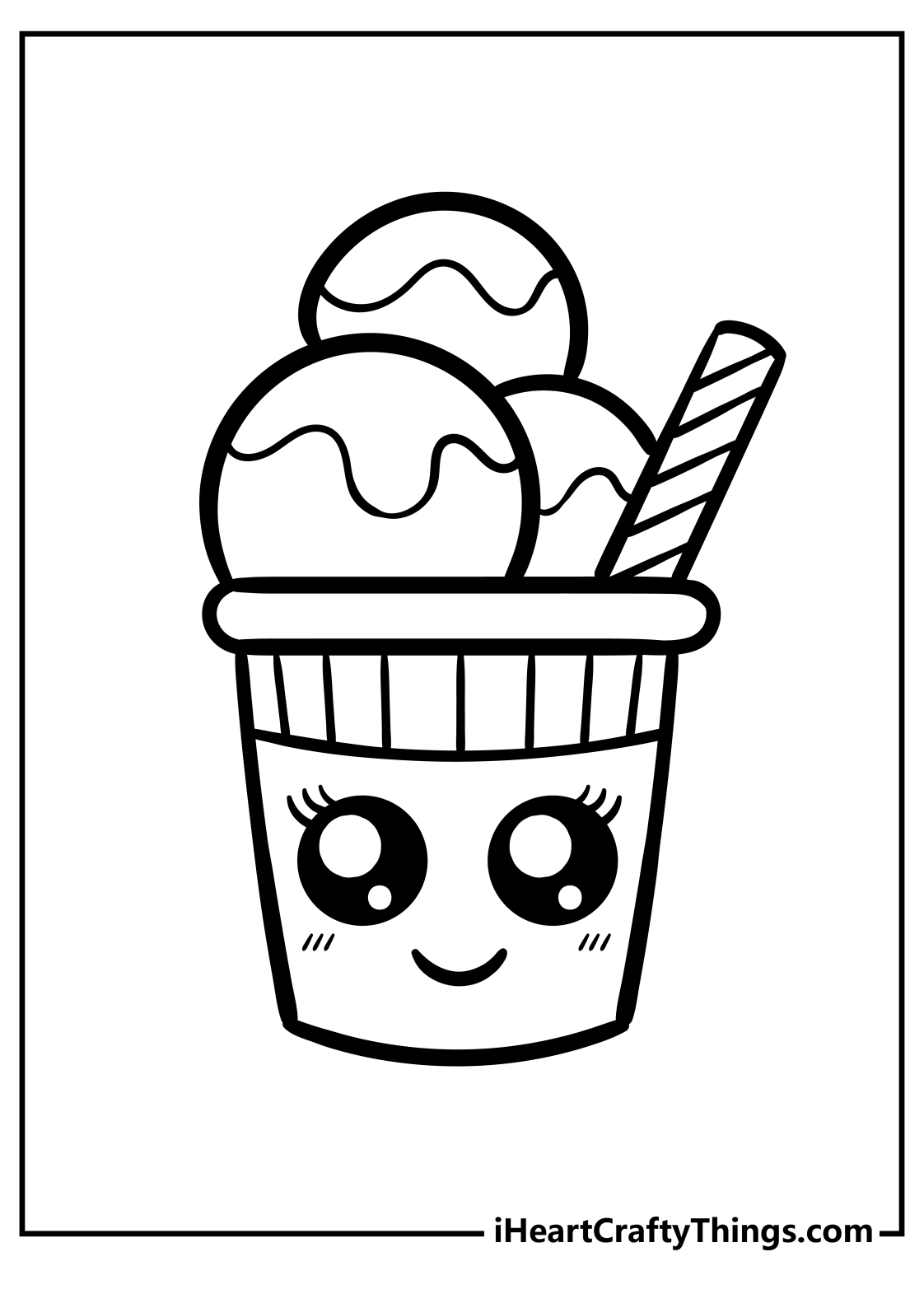 Cute Food Coloring Pages 100 Free Printables