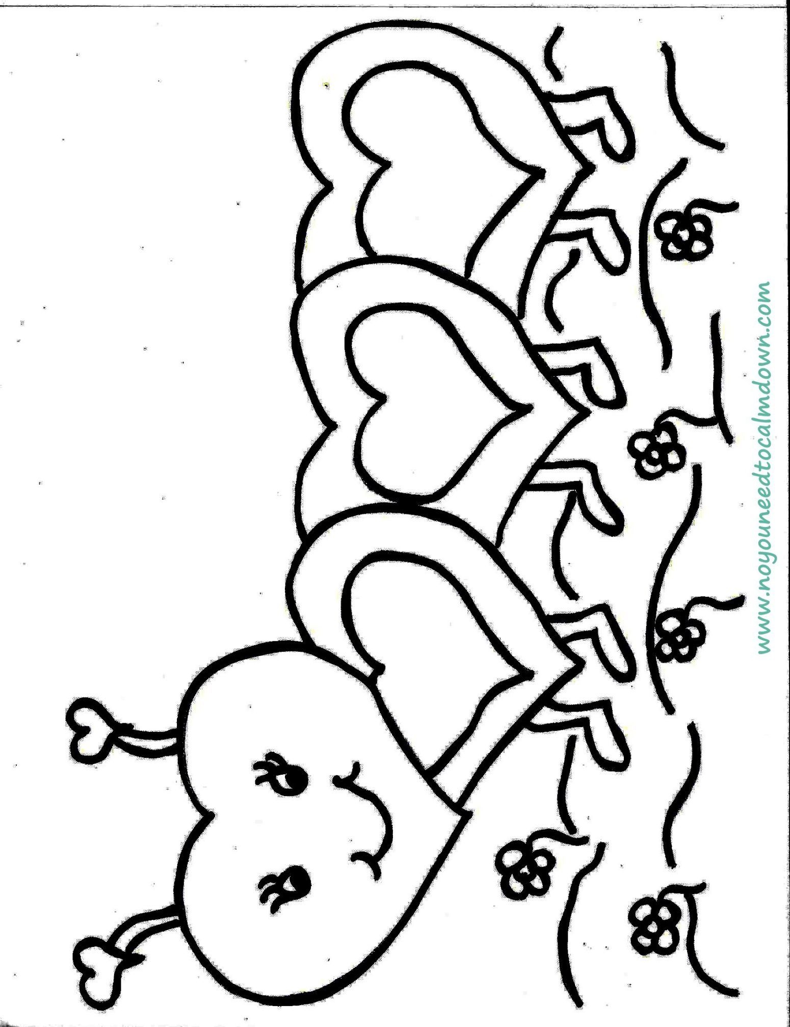 Cute Lovebug Valentine S Day Coloring Page No YOU Need To Calm Down Valentines Day