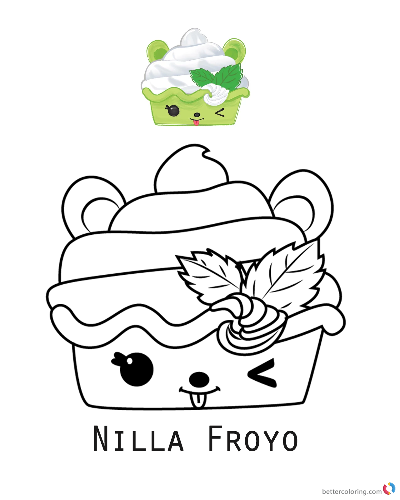 Cute Printable Coloring Pages Num Nom Coloring Pages