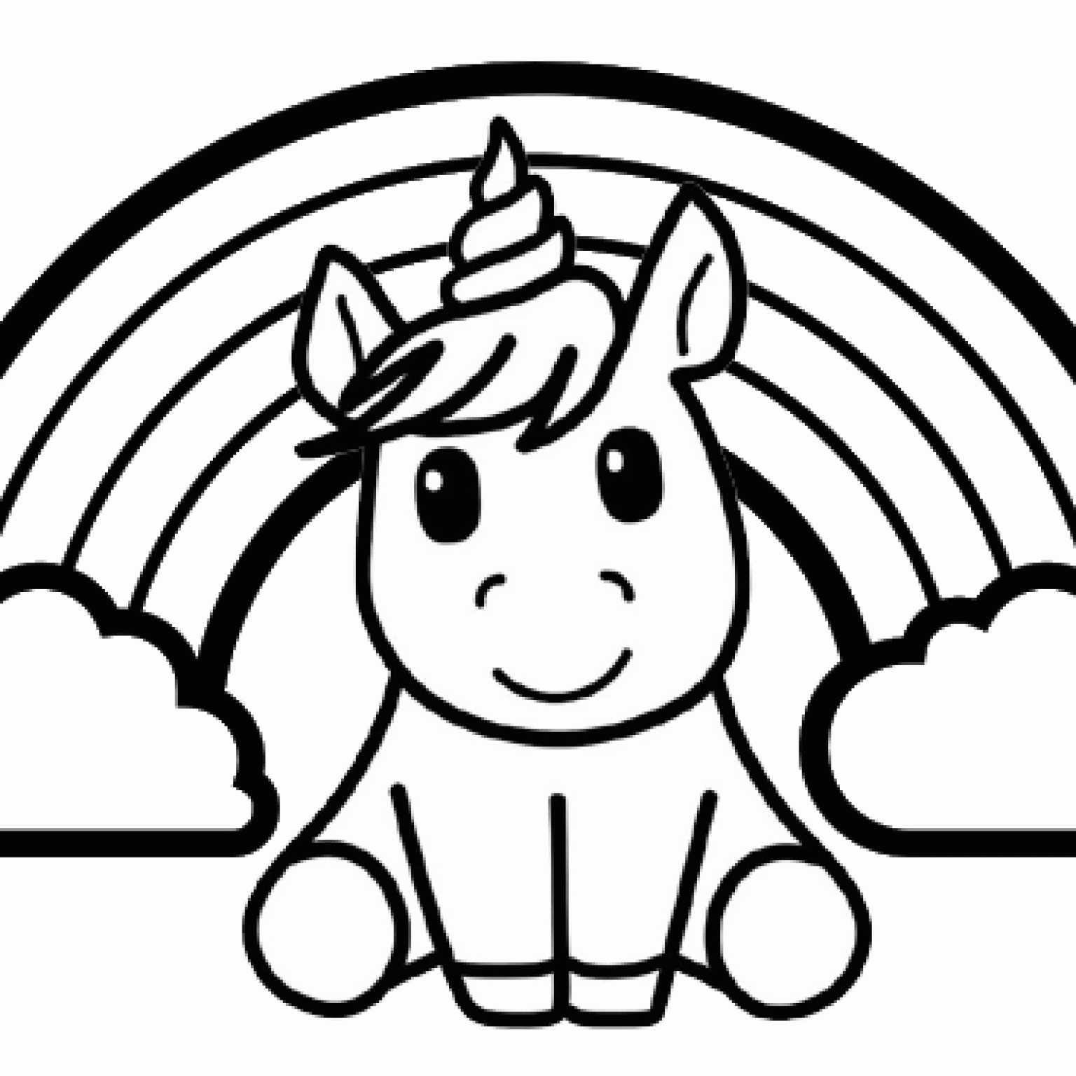Printable Coloring Pages Unicorn