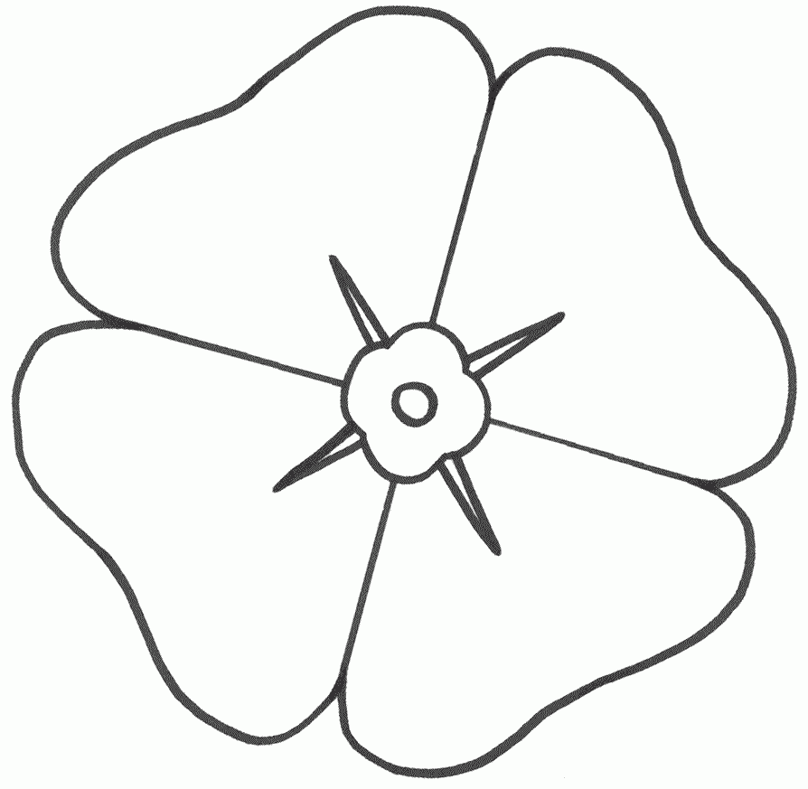 Cute Shape For Quilted Coasters Remembrance Day Poppy Remembrance Day Art Poppy Template