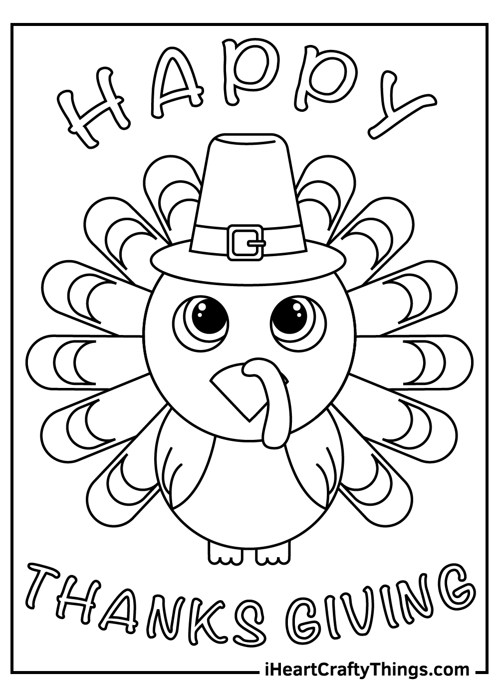 Turkey Coloring Pages Printable