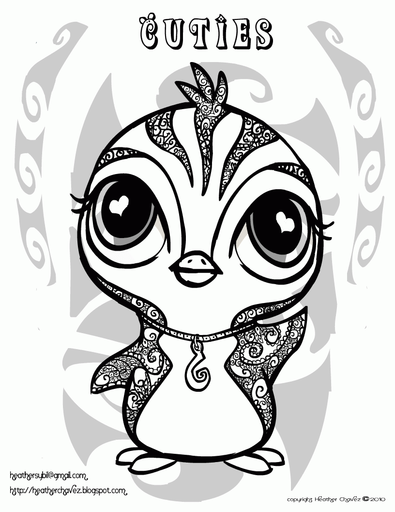 Cuties Coloring Pages Printable Coloring Home