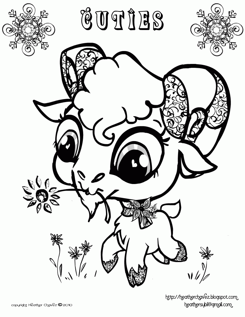 Cuties Coloring Pages Printable Coloring Home