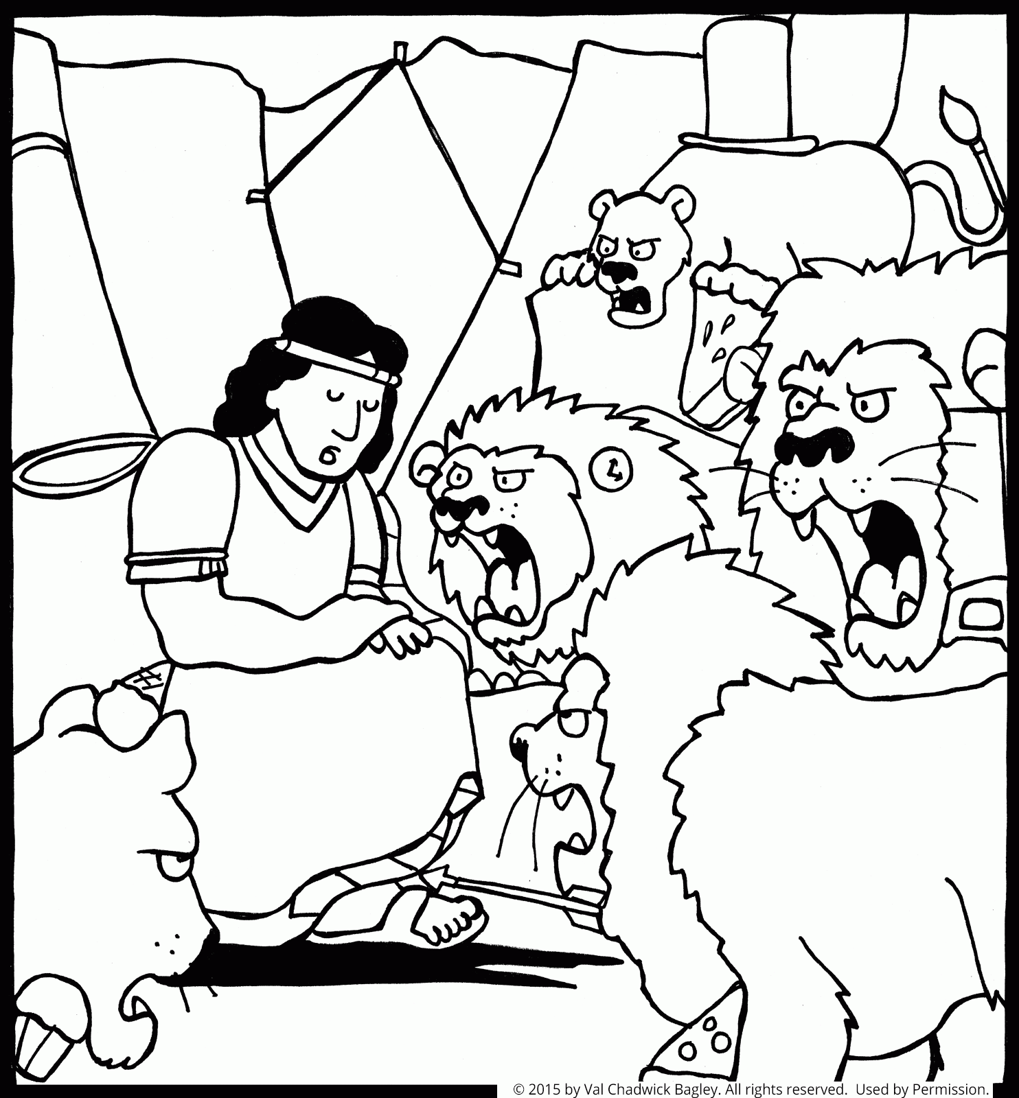 Free Printable Coloring Page Daniel
