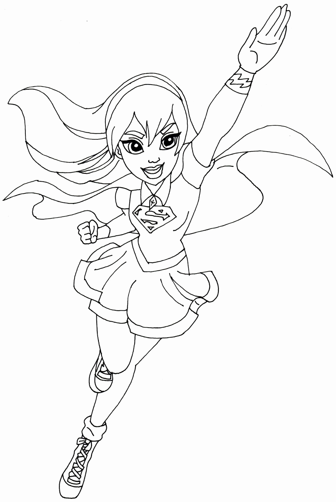 Dc Superhero Girl Coloring Pages At GetColorings Free Printable Colorings Pages To Print