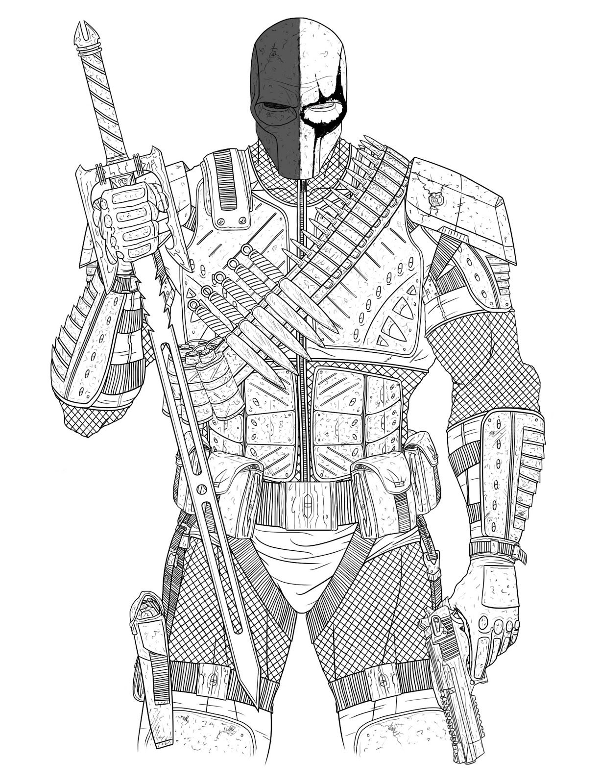 Death Strole Printable Coloring Pages
