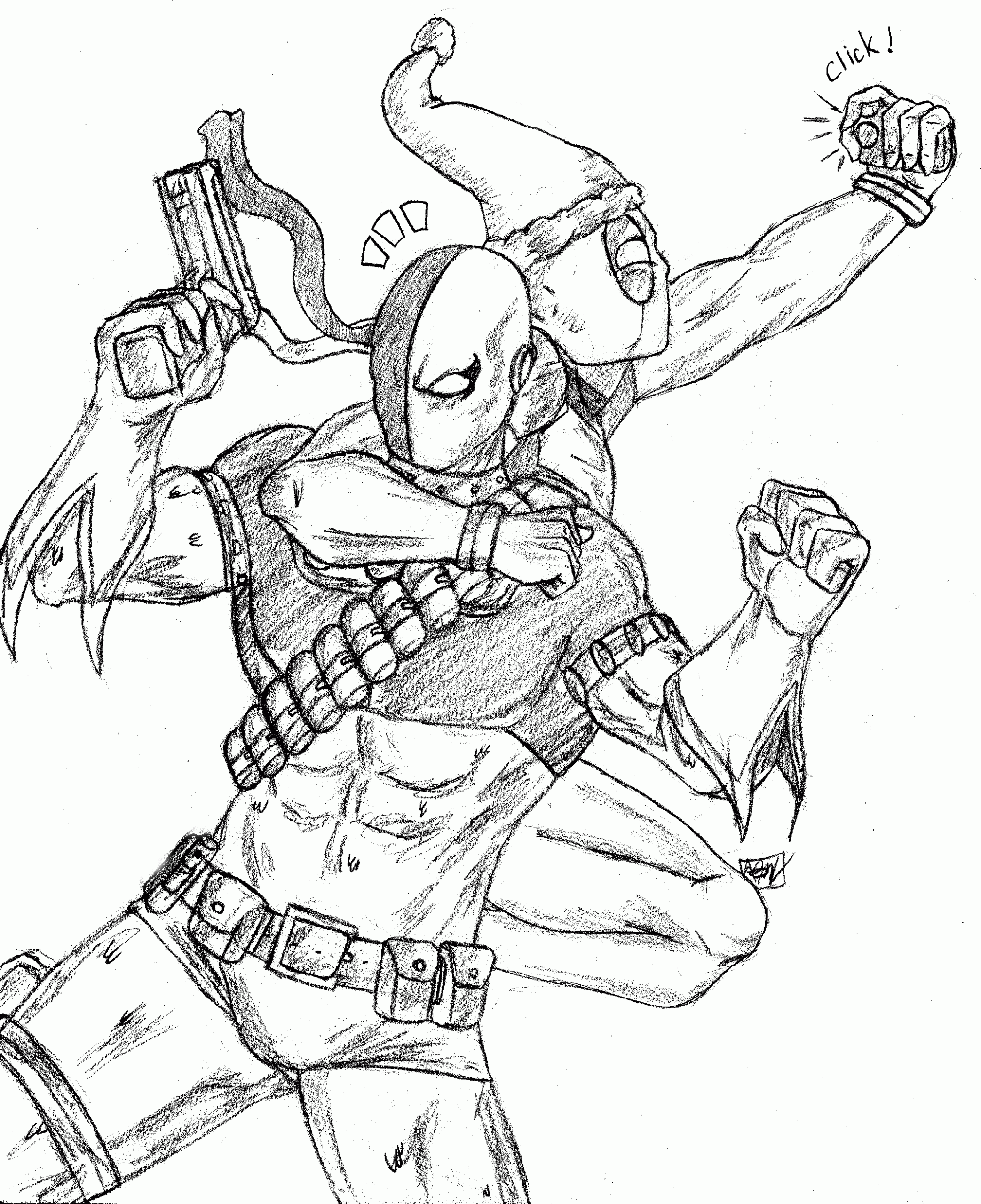Deathstroke Coloring Pages Coloring Home