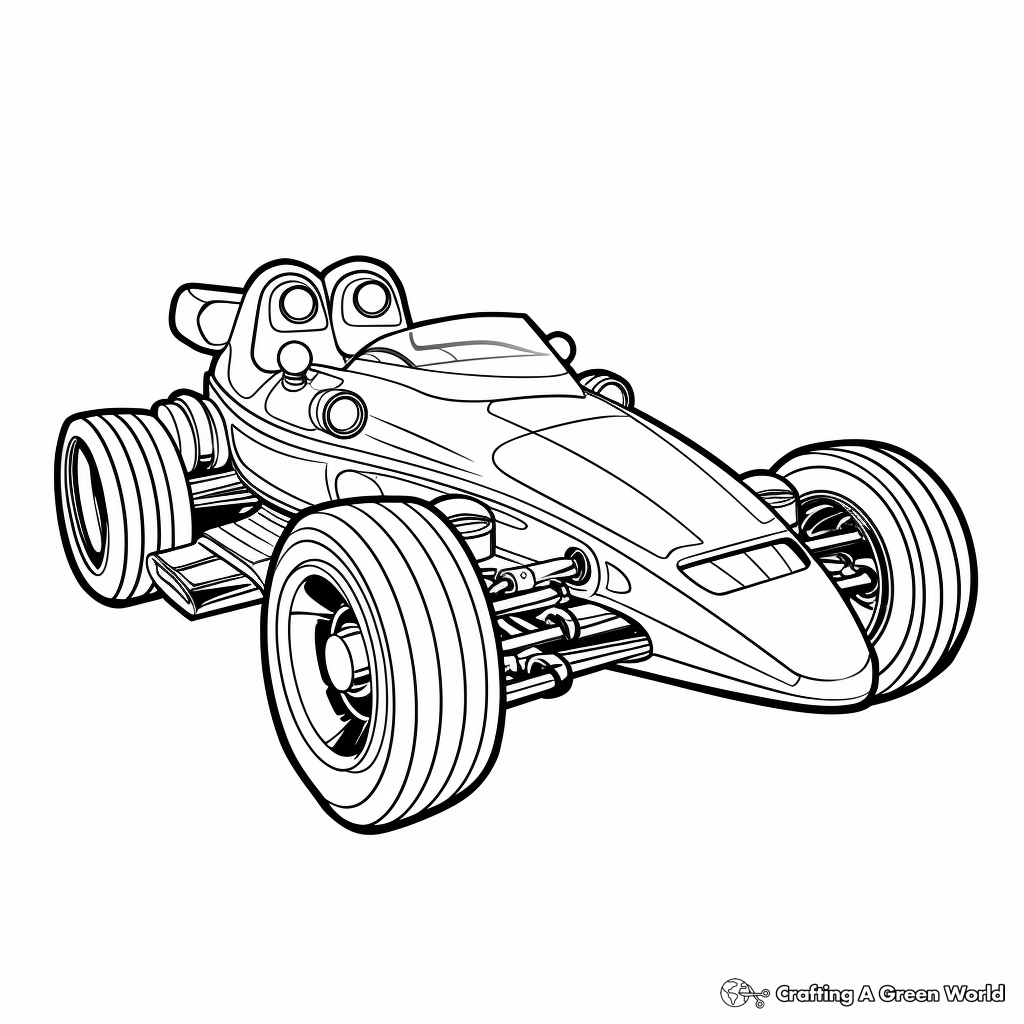Printable Derby Car Coloring Pages