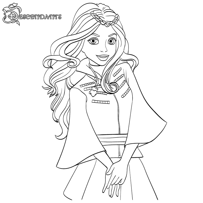 Descendants Coloring Pages Best Coloring Pages For Kids