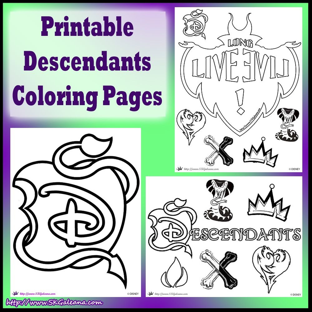 Descendents Free Coloring Pages Gravritersdes