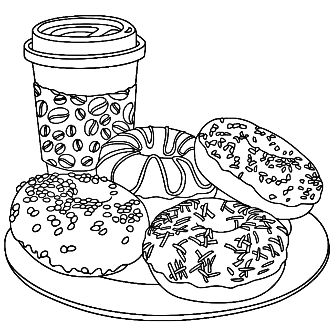 Dibujos De Comida Para Colorear