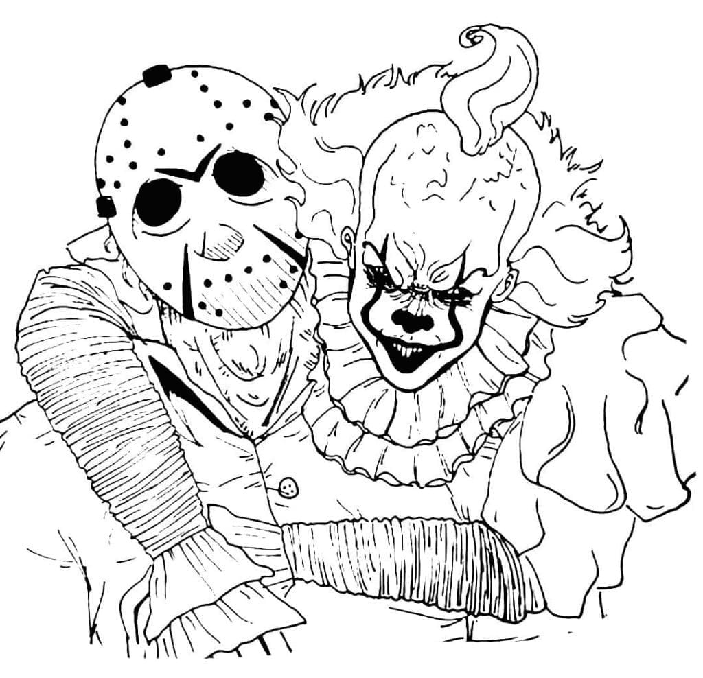 Jason Voorhees Printable Coloring Pages