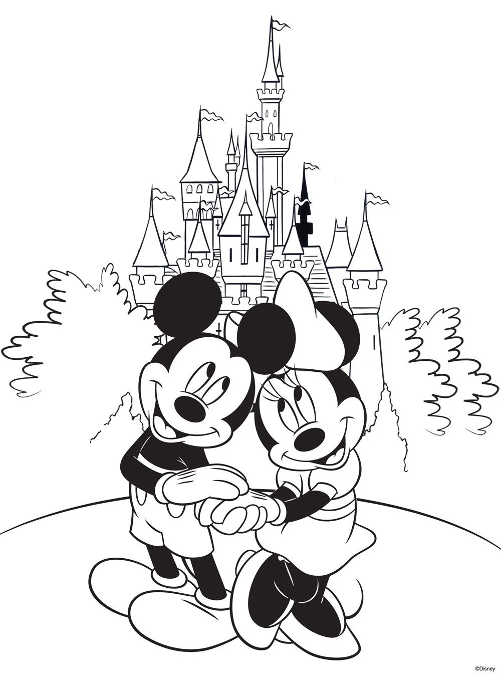 Dibujos Para Colorear De Disney World Para Colorear