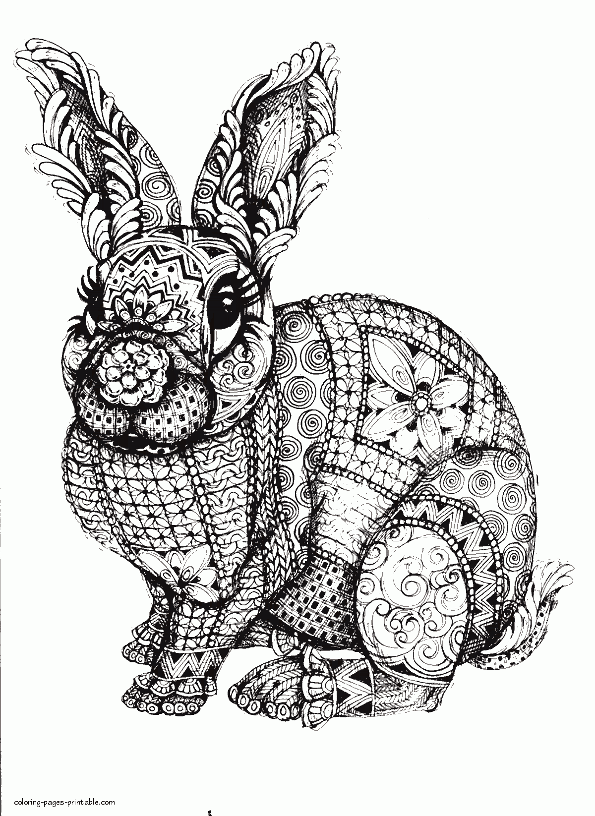 Free Printable Coloring Pages Hard