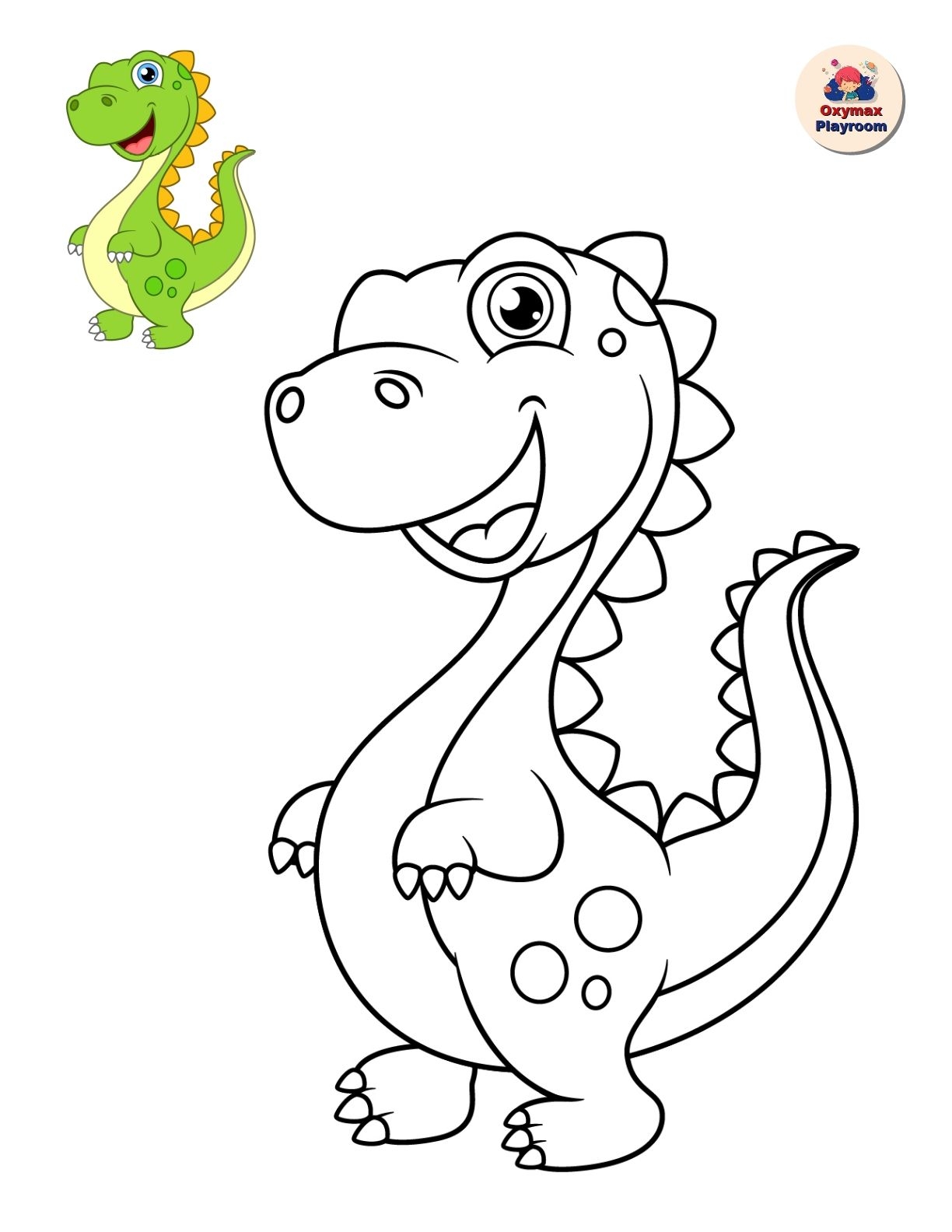 Dinosaur Coloring Pages For Kids ColoringPages234