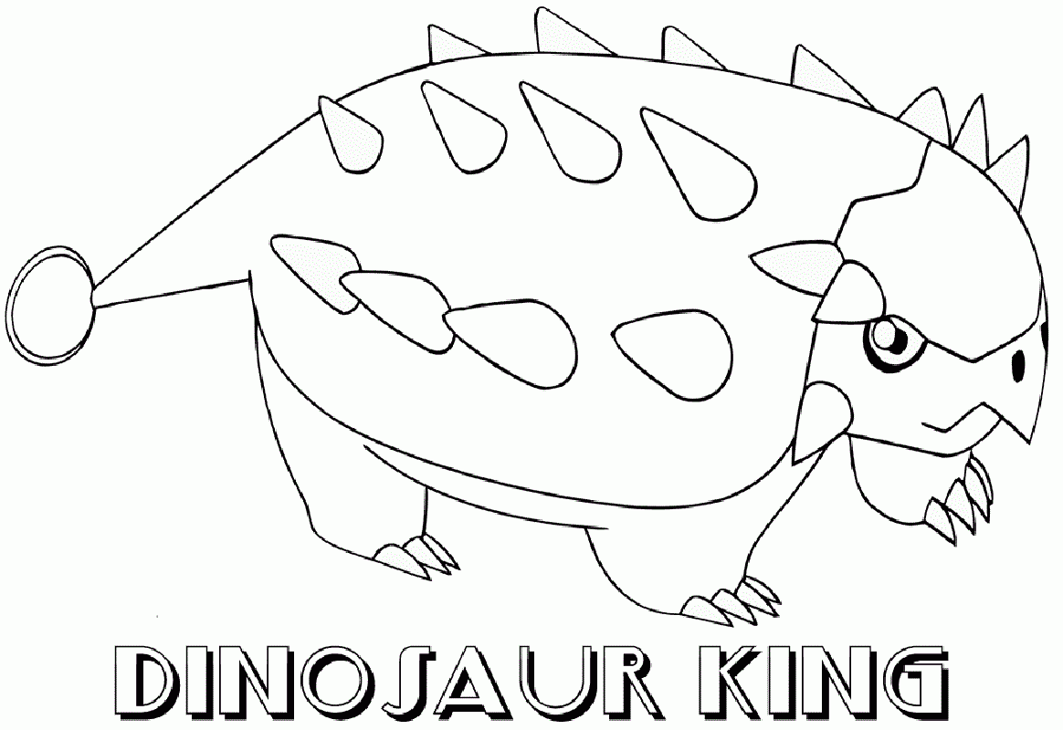 Dinosaur King Printable Coloring Pages Let S Coloring The World