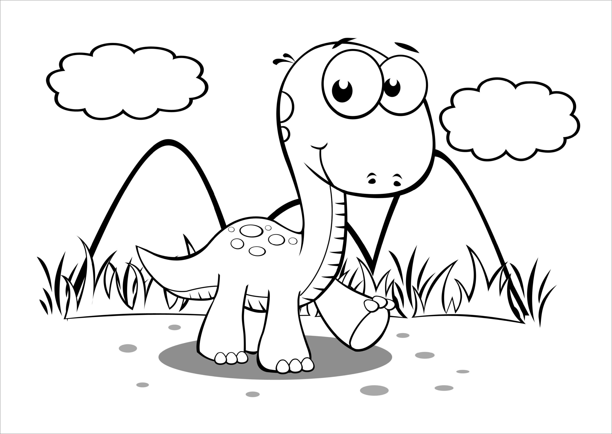 Dinosaurs Coloring Pages ColoringBay