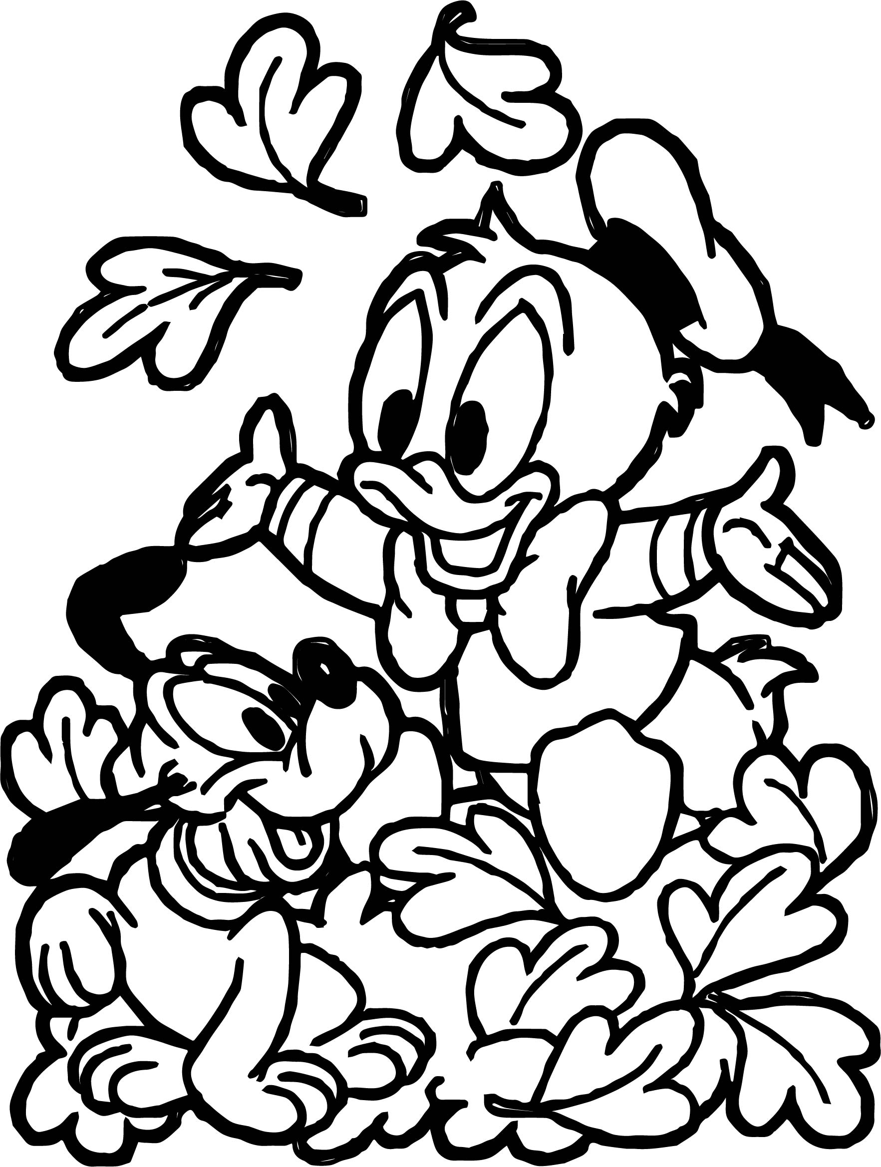 Printable Disney Fall Coloring Pages