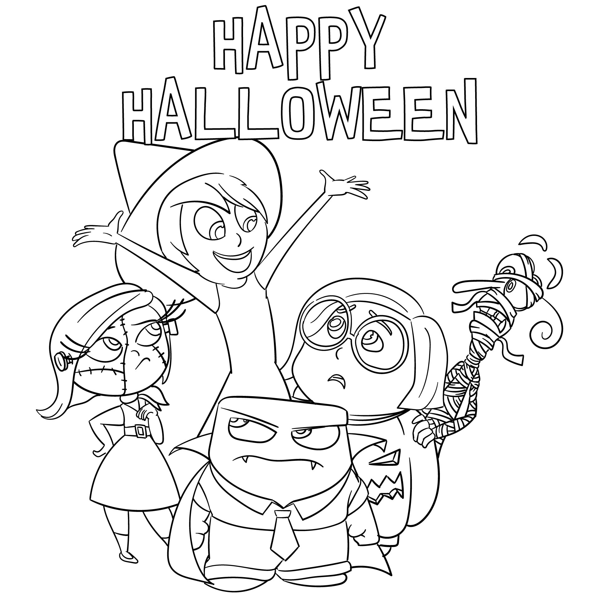 Disney Halloween Coloring Pages 15 Free PDF Printables Printablee