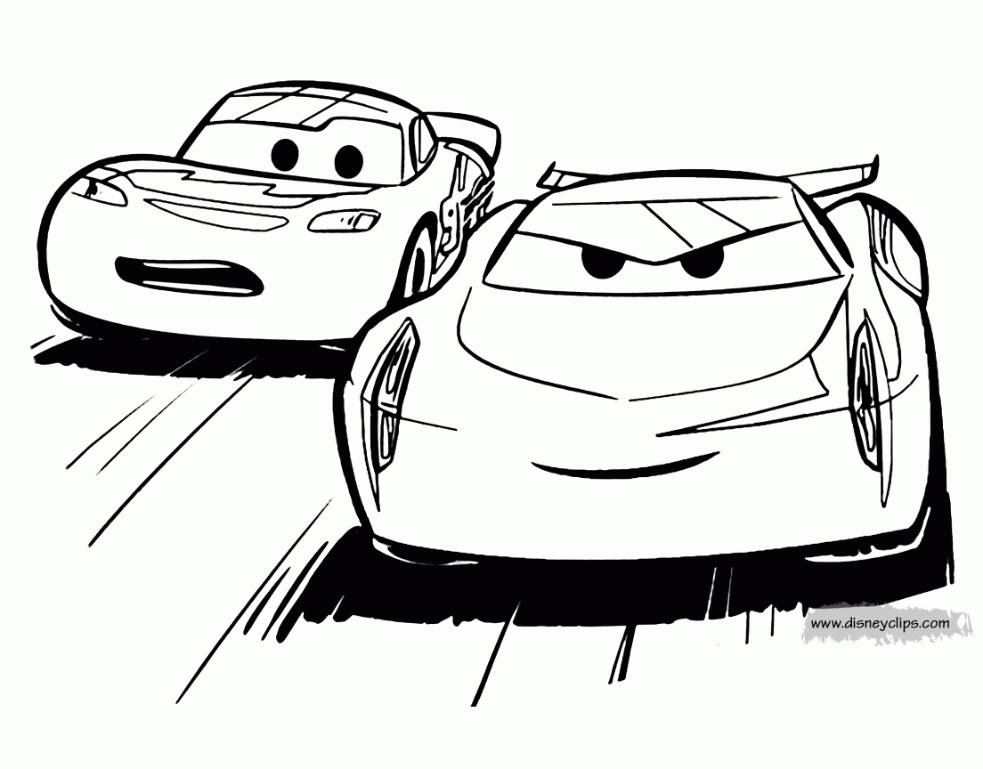 Cars Printable Coloring Pages