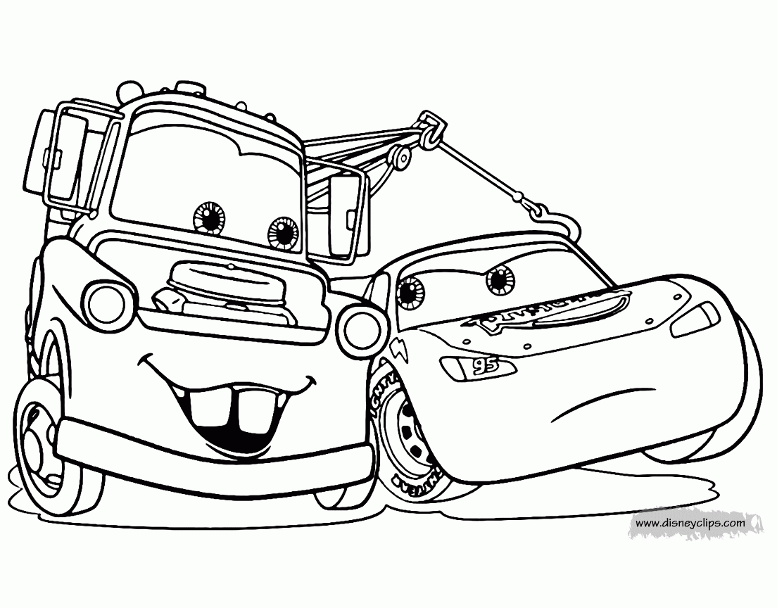 Free Cars Printable Coloring Pages