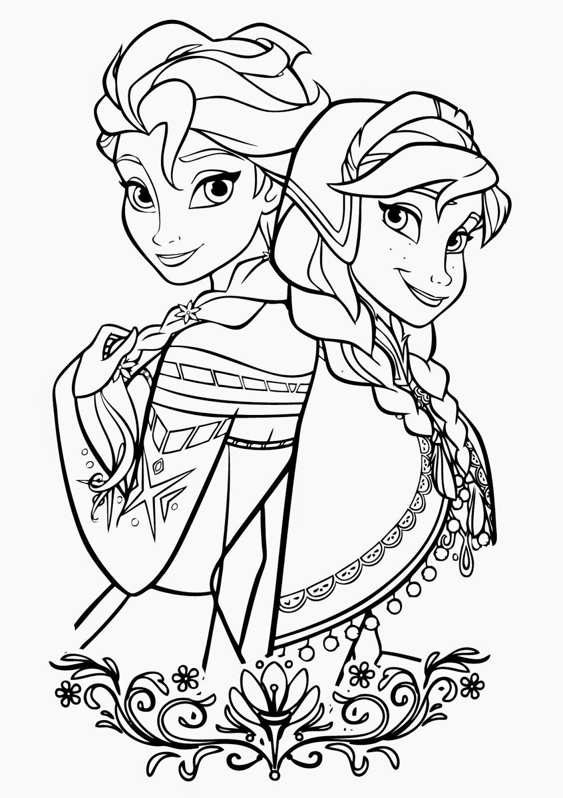 Elsa Coloring Pages Printable