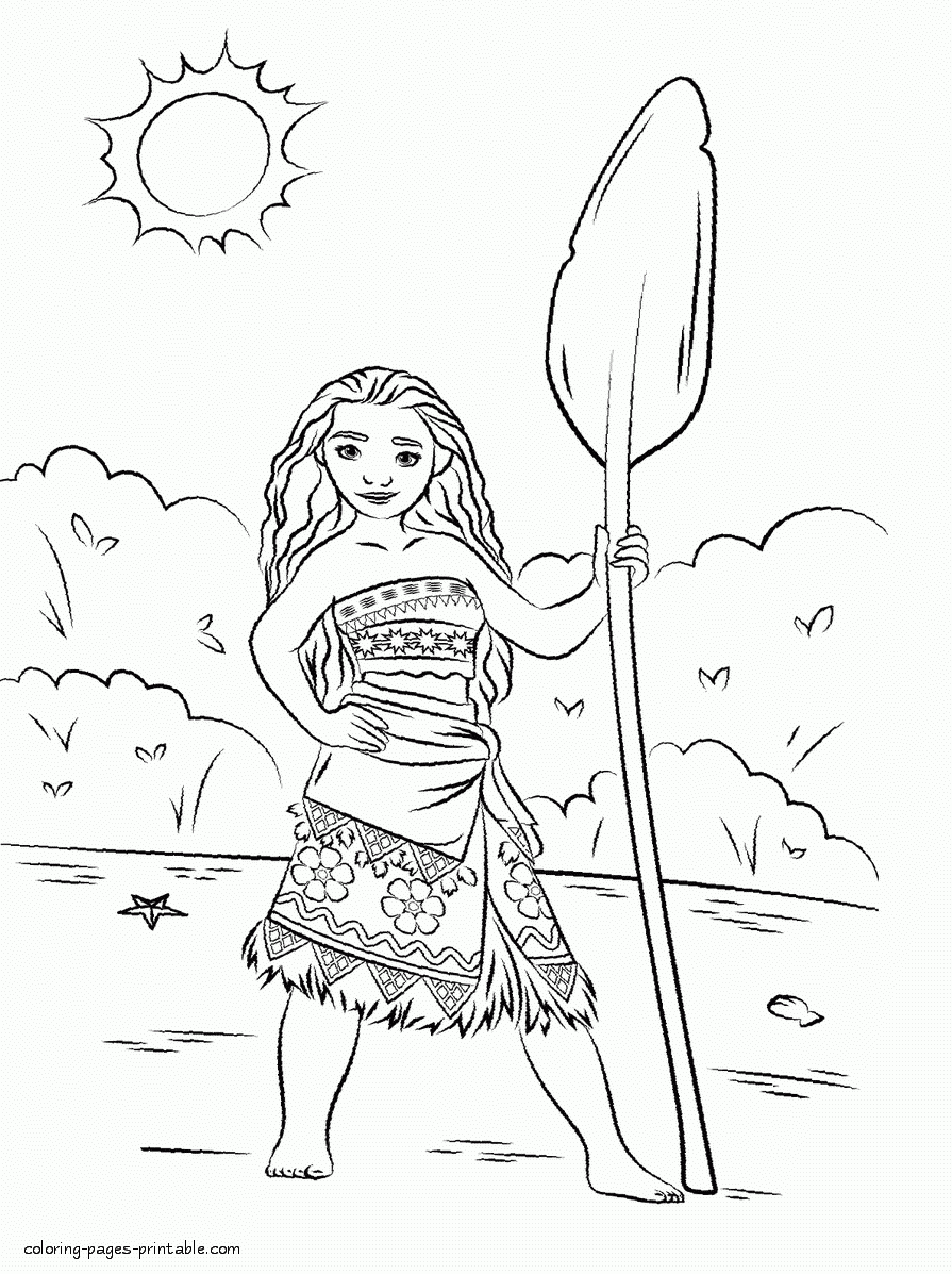 Disney Printable Coloring Pages Moana COLORING PAGES PRINTABLE COM
