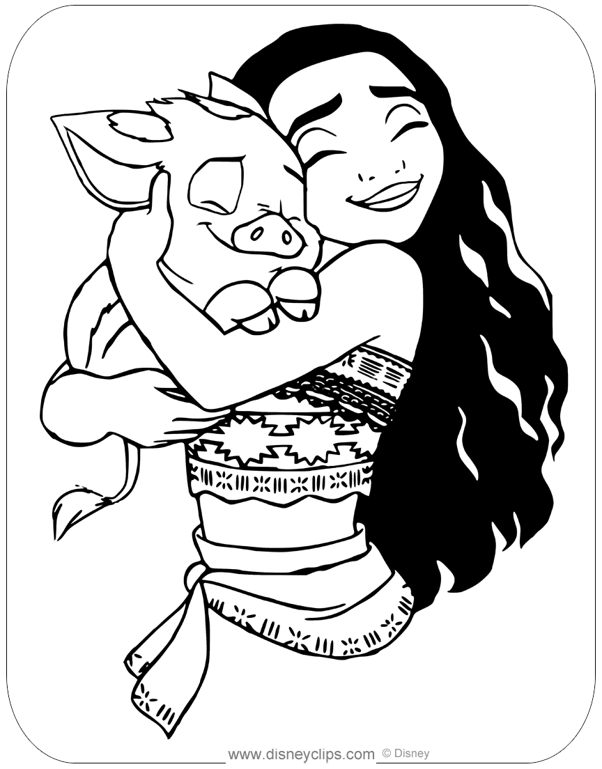 Disney S Moana Coloring Pages Disneyclips Coloring Home Moana Coloring Pages Moana