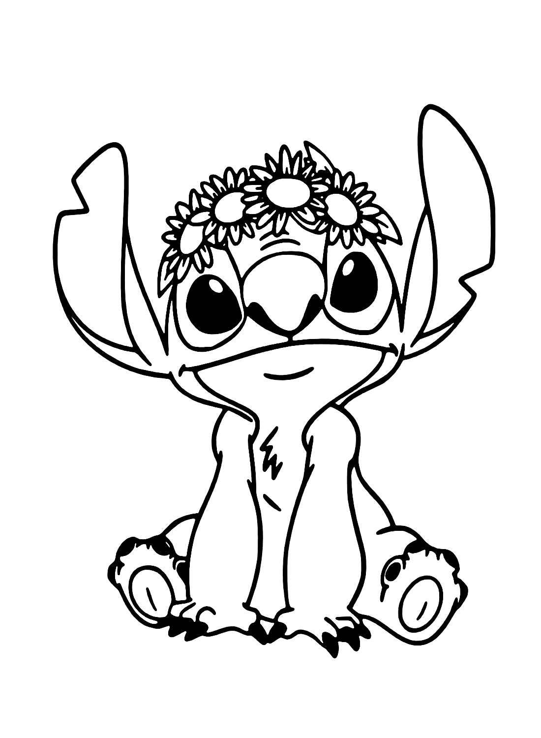 Disney Stitch Coloring Pages Coloring Page Free Printable Coloring Pages