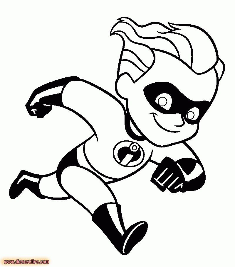 Incredibles 2 Printable Color Pages