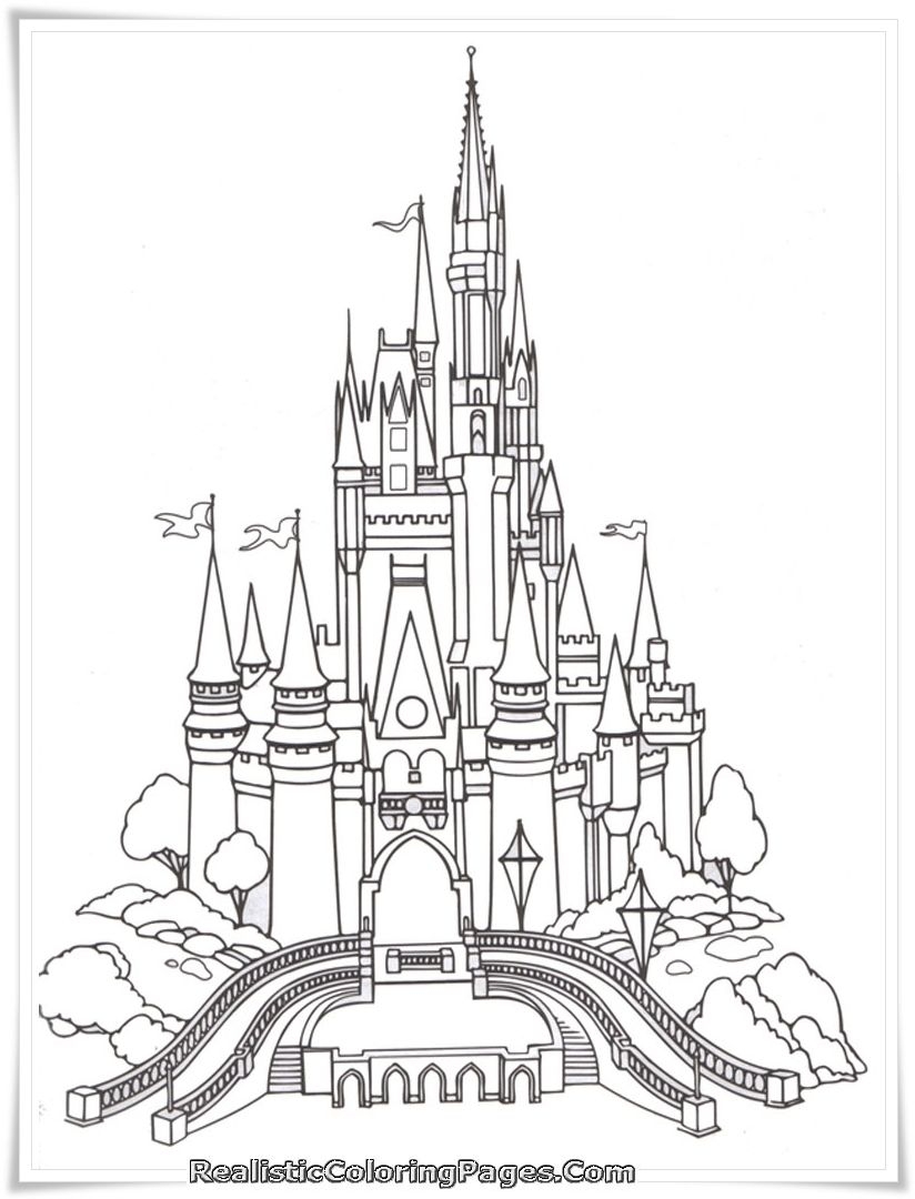 Disney World Printable Coloring Pages