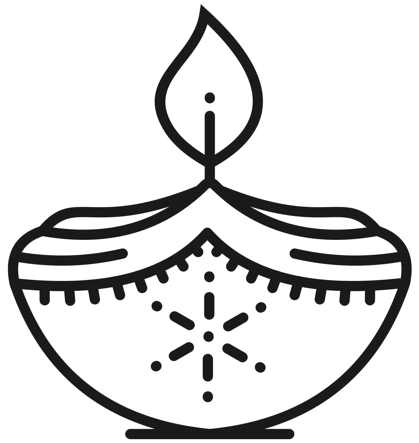 Diya Coloring Page ColouringPages