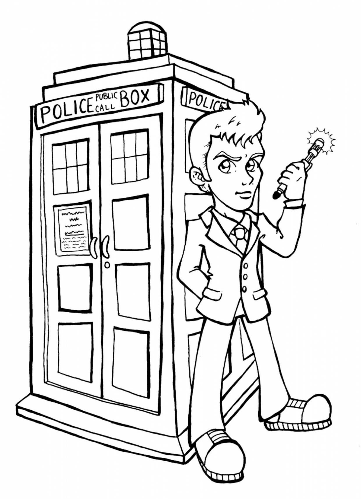 Doctor Who Coloring Pages Printable
