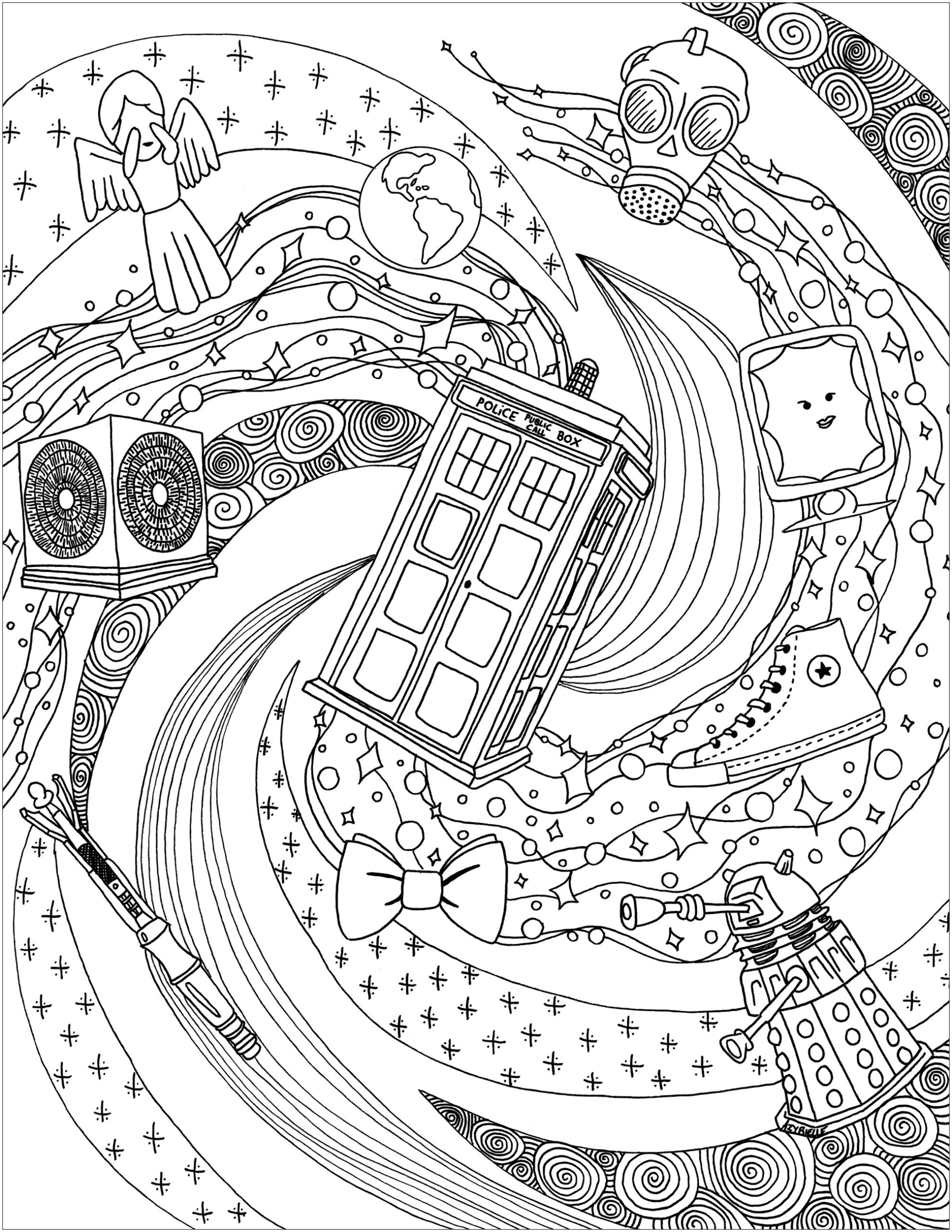 Doctor Who Coloring Pages Best Coloring Pages For Kids