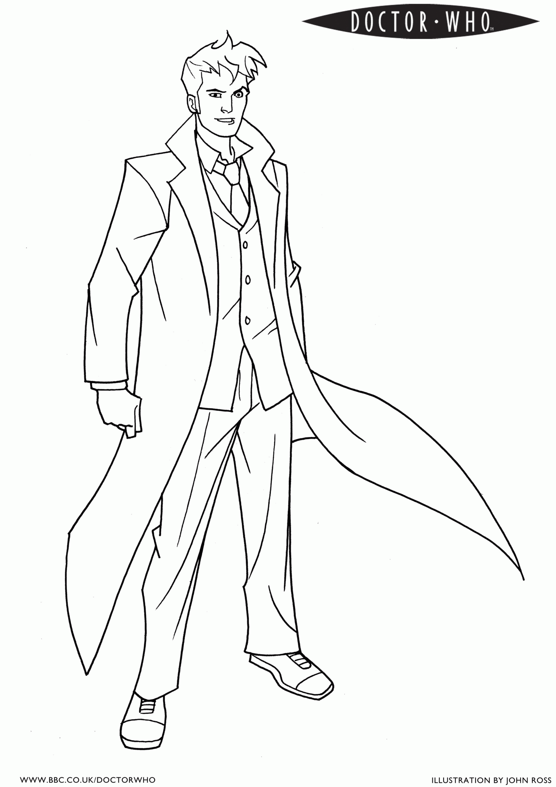 Doctor Who Coloring Pages Coloring Home