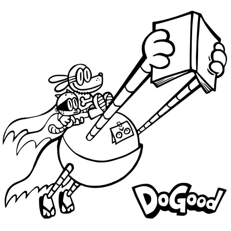 Dog Man 2 Coloring Page Free Printable Coloring Pages For Kids