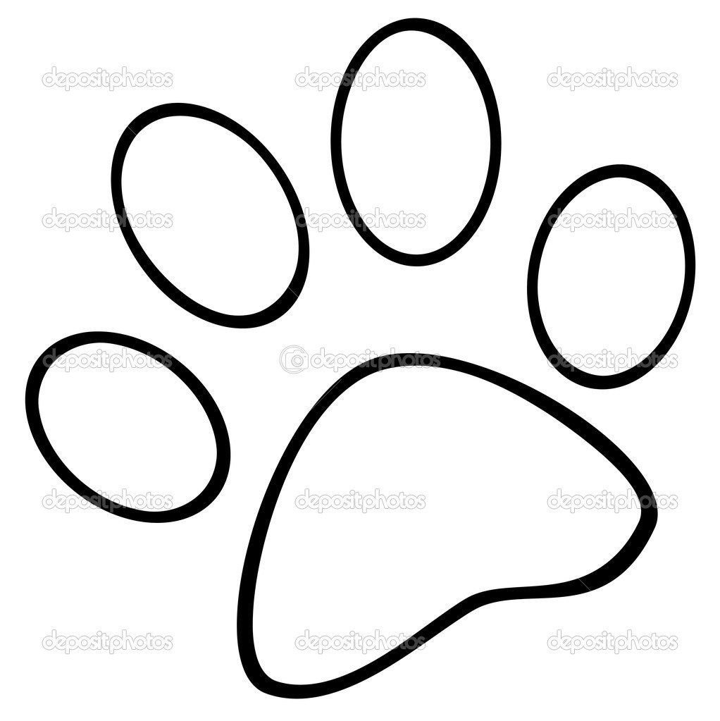 Dog Paw Coloring Page At GetColorings Free Printable Colorings Pages To Print And Color