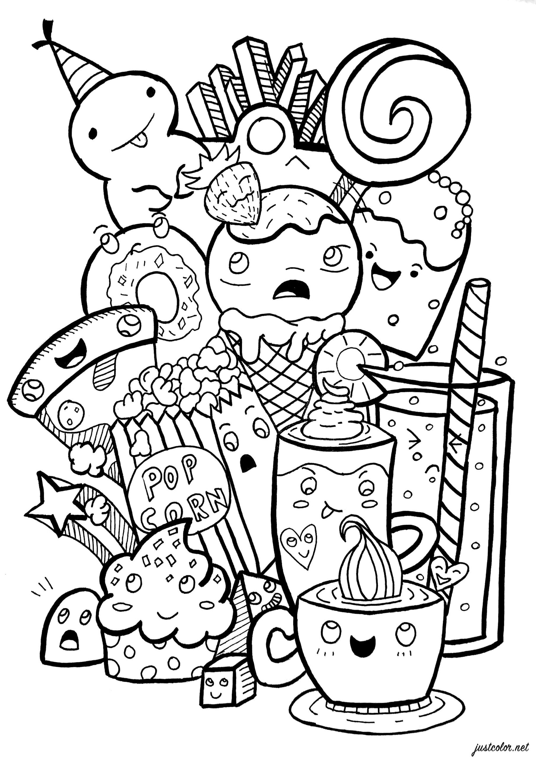 Doodle Art Coloring Coloring Pages