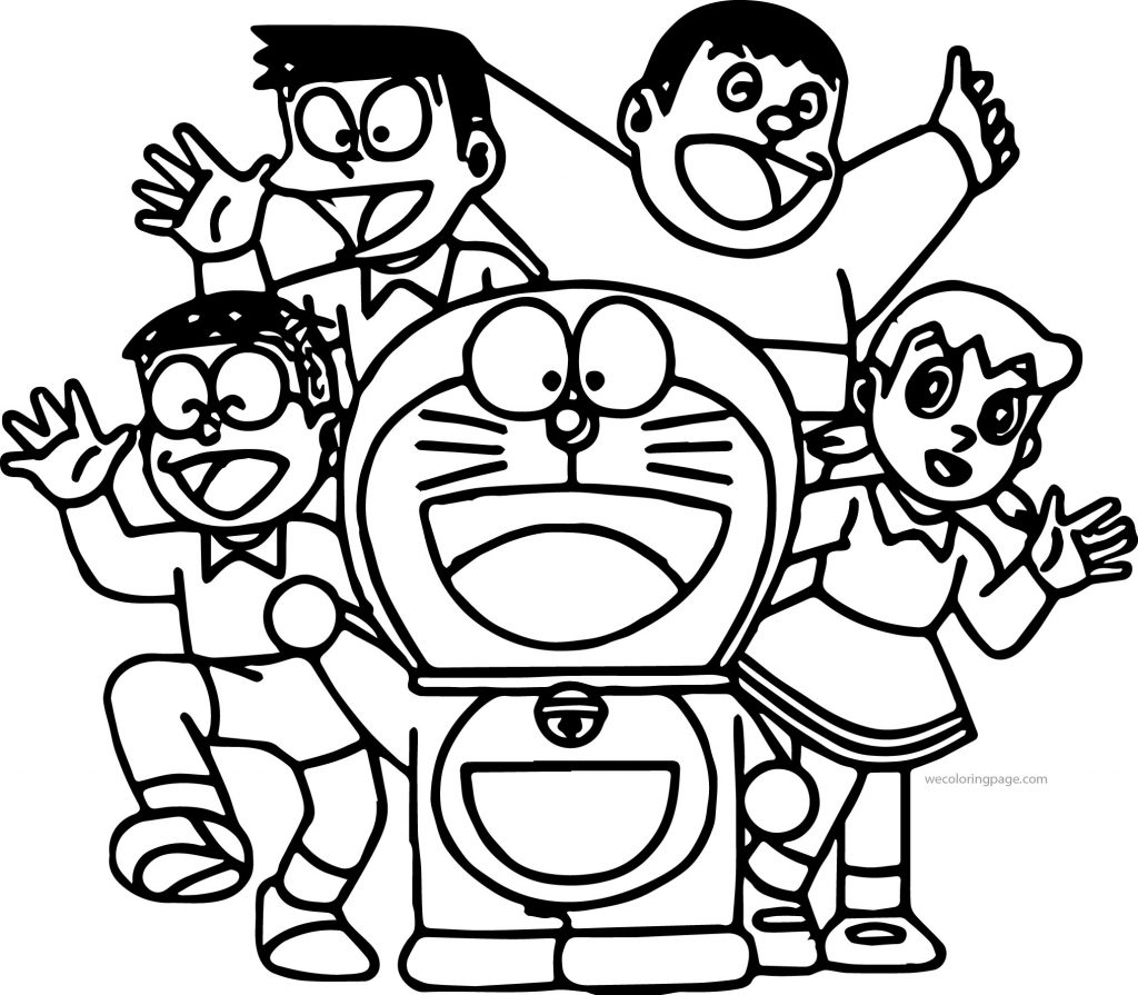 Doraemon Coloring Pages Wecoloringpage