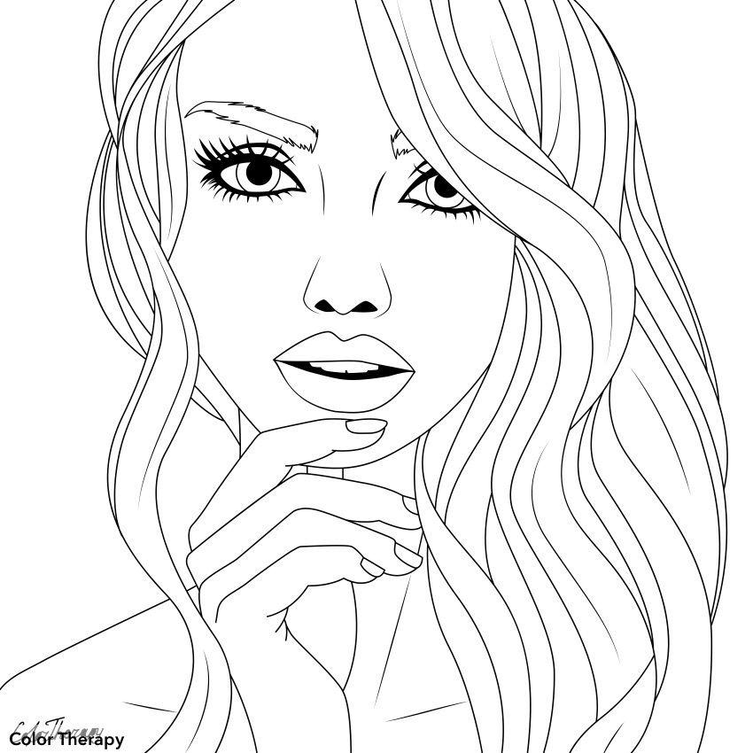 Download 117 Realistic Face S Coloring Pages PNG PDF File